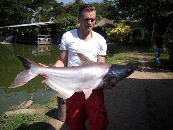 Mads Hansen - 20 kgs Mekong malle fra Bor sang lake - Chiang mai