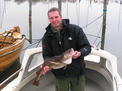 Flemming Foged med 3,3 kilos torsk