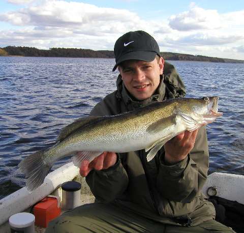 Michael Boysen med 1.8 kg sandart