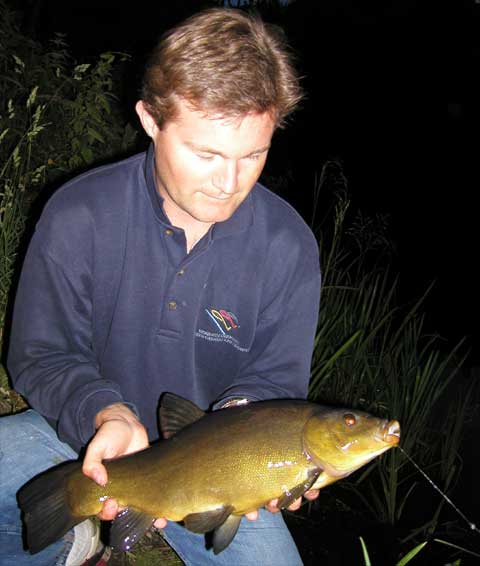 Jan Fahlgren med 2.2 kg suder fra Vestvolden