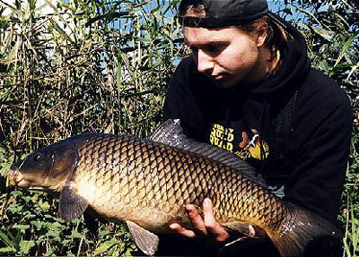 Jonas Hansen med 5.75 kg. sklkarpe
